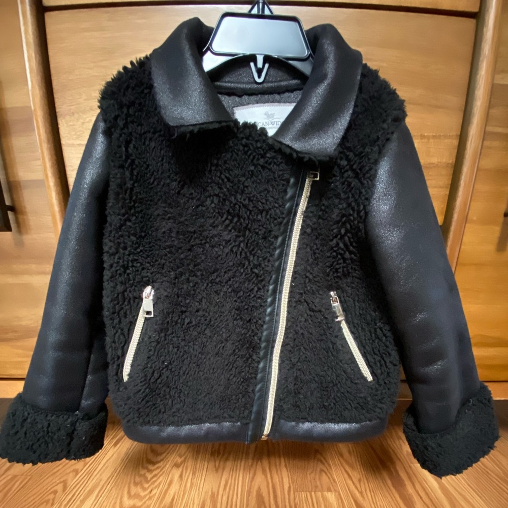 Widgeon Toddler Faux Suede Moto Jacket - 3T